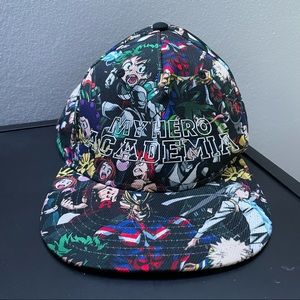My Hero Academia Hat Men's Snapback One Size Japanese Anime